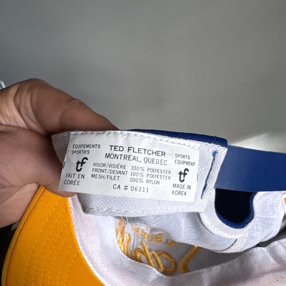RARE BUFFALO SABRES NHL NWT snapback TED FLETCHER hockey hat - Picture 8 of 8